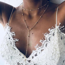 Load image into Gallery viewer, Boho Gold Color Star Pendant necklace For Girl chain necklaces for women  Kolye Bijoux Collares Mujer gargantilha Collier Femme