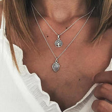 Load image into Gallery viewer, Boho Gold Color Star Pendant necklace For Girl chain necklaces for women  Kolye Bijoux Collares Mujer gargantilha Collier Femme