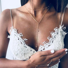 Load image into Gallery viewer, Boho Gold Color Star Pendant necklace For Girl chain necklaces for women  Kolye Bijoux Collares Mujer gargantilha Collier Femme
