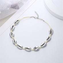 Load image into Gallery viewer, Bohemian Natural Shell Cowrie Necklace for Women Charm Conch Seashell Collar Choker Beach Boho Summer Necklaces Jewelry Collares