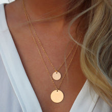 Load image into Gallery viewer, 2020 Layered Necklace Women Choker Gold Moon Necklaces Clavicle Pendant Collier Femme Chain Collares Fashion Party Jewelry Gifts