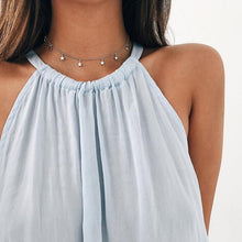 Load image into Gallery viewer, Women Gold Silver Chain Star Choker Necklace Collana Kolye Bijoux Collares Mujer gargantilha Collier Femme