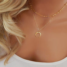 Load image into Gallery viewer, Women Gold Silver Chain Star Choker Necklace Collana Kolye Bijoux Collares Mujer gargantilha Collier Femme