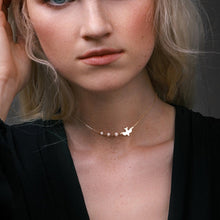 Load image into Gallery viewer, Women Gold Silver Chain Star Choker Necklace Collana Kolye Bijoux Collares Mujer gargantilha Collier Femme