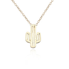 Load image into Gallery viewer, Trendy Weed Tree Leaf Necklace Women Simple Cactus Pineapple Nut Maple Leaves Necklaces Pendants Jewelry Drop Shipping Collares