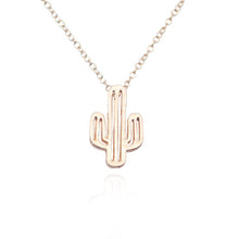 Load image into Gallery viewer, Trendy Weed Tree Leaf Necklace Women Simple Cactus Pineapple Nut Maple Leaves Necklaces Pendants Jewelry Drop Shipping Collares